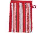 Waschhandschuh ROSS "Sinfonie", rot (kirsche), B:16cm L:22cm, Frottier, Handtücher, Waschhandschuh, 100 % Baumwolle