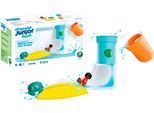 Konstruktions-Spielset PLAYMOBIL "Wasserfalltank mit Rutsche (71775), Junior Aqua", bunt, Spielbausteine, Baby, Kunststoff, Konstruktions-Spielset, Badespielzeug; Made in Europe