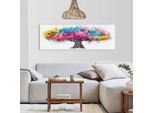 Wandbild REINDERS "Bunter Baum", bunt (farbe bild(er): bunt), B:52cm H:156cm T:3cm, MDF, Bilder, Wandbild