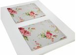 Platzset WIRTH "MONTROSE" Gr. 1, rot (rot, gelb), B:40cm L:35cm, Obermaterial: 100% Polyester, Platzsets, Platzset
