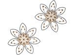 Wanddekoobjekt "Wanddekoration", beige (naturfarben), T:5cm Ø:57cm, Metall, HOFMANN LIVING AND MORE, Wanddekoobjekte, Wanddekoobjekt, Wandbild im 2er-Set, Vögel