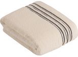 Saunatuch VOSSEN "Cult de Luxe", weiß (ivory), B:100cm L:150cm, Walkfrottee, Obermaterial: 100% Baumwolle, Handtücher, Saunatuch, mit Glanzbordüre