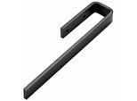 Handtuchhalter SAPHIR "zur Korpusmontage Quickset 500", schwarz matt, B:6,5cm H:3cm T:32,5cm, Aluminium, Handtuchhalter, Handtuchhalter, schwarz