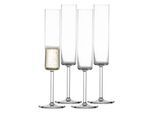 Sektglas SCHOTT-ZWIESEL "Sektgläser Modo 163 ml 4er Set transparent", bunt (transparent), 4 tlg., Glas, Trinkgefäße, Sektglas