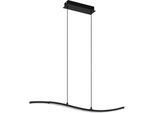 EGLO Hängeleuchte "LEJIAS", schwarz, H: 175cm, 1 Stk., Leuchten, Hängeleuchte in schwarz aus Stahl - 21,5W - Warmweiß, Hängeleuchte