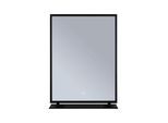 PAULMANN LED Wandleuchte "Spiegel Miro eckig IP44 11W 450x600 230V", silber (silberfarben, schwarz), 1, H: 62cm, Leuchten, TunableWhite, Spiegel, LED Wandleuchte
