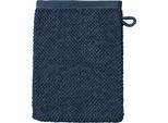 Waschhandschuh ROSS "SELECTION", blau (nachtblau), B:16cm L:21cm, Frottier, Handtücher, Waschhandschuh, 100 % Bio-Baumwolle