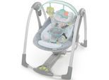 Babyschaukel INGENUITY "Swing'n Go, Hugs & Hoots", Baby, grau, Kunststoff, Metall, Stoff, Babywippen Babyschaukel, tragbar