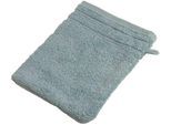 Waschhandschuh WEWO FASHION "9518W", blau (turquois), B:16cm L:21cm, Frottee, Waschlappen, Waschhandschuh, saugstark