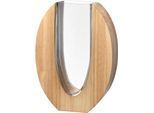 Dekovase LEONARDO "Vase LEGNO", braun, B:20,5cm H:28cm T:7cm, Glas, Vasen, Dekovase
