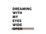 Leinwandbild QUEENCE "Spruch Dreaming", bunt (farbe bild(er): bunt), B:80cm H:120cm T:2cm, Canvas, Holzrahmen, Bilder, Leinwandbild, Premium-Leinwandstoff, Handarbeit aus Deutschland