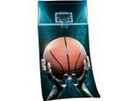 Badetuch "Basketball", bunt, B:75cm L:150cm, Velours, Obermaterial: 100% Baumwolle, HERDING YOUNG COLLECTION, Handtücher, Badetuch, hochfarbig bedruckt