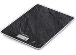 Küchenwaage SOEHNLE "Page Compact 300 Slate", schwarz, B:14,5cm H:2,5cm L:20,4cm, Glas, Küchenwaagen, Küchenwaage, Tragkraft 5 kg, 1 g genaue Teilung