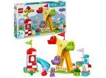 Konstruktionsspielsteine LEGO "Jahrmarkt (10453), LEGO DUPLO Peppa Pig", bunt, Spielbausteine, Baby, Kunststoff, Konstruktionsspielsteine, Made in Europe