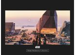 Bild KOMAR "Star Wars Classic RMQ Java Market", bunt (farbe bild(er): bunt), B:40cm H:30cm, Holz, Papier, Bilder, Bild, Wandbild zur Dekoration im Kinderzimmer - ohne Rahmen
