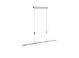 PAUL NEUHAUS Pendelleuchte "NIKA", grau (aluminiumfarben), 1, H: 166cm, 1 Stk., Leuchten, LED, CCT - tunable white, dimmbar über Sensordimmer, Schalter, Pendelleuchte