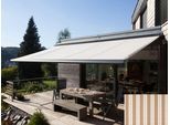 Kassettenmarkise WISMAR "Classic S-Compact", braun (braun, beige), B:300cm, Polyacryl, Markisen, Kassettenmarkise, Breite: 300 cm, Ausfall: 250 cm