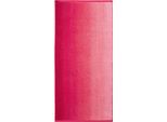 Handtücher DYCKHOFF "Colori", pink, B:70cm L:140cm, Walkfrottee, Frottier, Handtücher, Handtücher, mit Farbverlauf