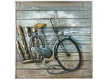 Metallbild GILDE GALLERY "Kunstobjekt Enjoy The Ride", bunt (farbe bild(er): bunt), B:80cm H:80cm T:6,5cm, Metall, Bilder, Metallbild