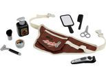 Spielzeug-Frisierkoffer KLEIN "Braun, Barbergürtel mit Zubehör", braun, Rollenspielzeug, KinderB:15cm H:15cm T:8cm, Spielzeug-Frisierkoffer, B:15cm H:15cm T:8cm