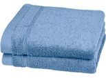 Handtücher ROSS "Rubin", blau (kornblumenblau), B:50cm L:100cm, Frottier, Baumwolle, Handtücher, Handtücher, 100% Baumwolle