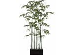 Kunstbambus CREATIV GREEN "Bambus Raumteiler", grün, B:30cm H:150cm T:14cm, Kunststoff, Polyester, Kunstpflanzen, Kunstbambus