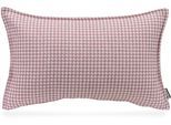 Dekokissen H.O.C.K. "Bobo", lila (lila, gemustert), B:30cm H:10cm L:50cm, Baumwolle, Polyester, Dekokissen_Sitzkissen_Kissenhüllen, Dekokissen, mit Jaquard-Struktur, Kissenhülle mit Füllung, 1 Stück