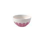 Schale VILLEROY & BOCH "Müslischale Fleur Couleur ø 14,1 cm", pink (cassis), L:14,1cm, Schüsseln, Schale