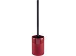 WC-Garnitur KLEINE WOLKE "Deep", rot (granat), B:9,2cm H:36,5cm L:9,2cm Ø:9,2cm, Steinzeug, Reinigungsbürsten, WC-Garnitur