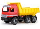 Spielzeug-LKW LENA "Giga Trucks, Muldenkipper Actros", gelb (gelb, rot), Spielzeugfahrzeuge, KinderB:27cm H:34cm T:62cm, Kunststoff, Spielzeug-LKW, Made in Europe, B:27cm H:34cm T:62cm