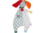 Kuscheltuch FEHN "Schmusetuch Hund NATUR", Baby, bunt, Nicki, Plüsch, Softvelour, Schnuffeltücher Kuscheltuch, Enthält Bio-Baumwolle