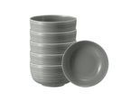 Schale SELTMANN WEIDEN "Foodbowl Terra ø 17,7 cm 6er Set", grau (perlgrau), L:17,7cm, Schüsseln, Schale