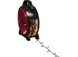 KONSTSMIDE LED-Lichterkette "Weihnachtsdeko aussen", Energieeffizienz: E, schwarz, Dioden 800 Stk., Kabellänge 10m x Gesamtlänge 65,93m, Lichterketten, 800 warm weiße Dioden, LED-Lichterkette
