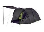 Kuppelzelt HIGH PEAK "Samos 5", bunt (dunkelgrau, grün), Zelte, B/H/L: 300cm x 195cm x 430cm, Kuppelzelt, B:300cm H:195cm L:430cm
