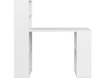Regal-Schreibtisch HOME AFFAIRE "Whitby", weiß, B:120cm H:120cm T:52cm, Tische, Regal-Schreibtisch, Home Office-Schreibtisch