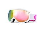 Skibrille YEAZ "Ski- und Snowboard-Brille pink/weiss STEEZE", weiß, Sportbrillen, Skibrille