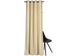 Vorhang "Peachy" Gr. 1, beige (champagner, natur, sand), B:130cm H:250cm, Polyester, SCHÖNER WOHNEN-KOLLEKTION, Gardinen, Vorhang