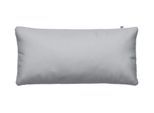Kissenbezug WOLKENFELD "Mako-Satin Baumwolle Kopfkissenbezug - Premium Kissenbezug", grau (hellgrau), B:40cm L:80cm, Mako-Satin, Obermaterial: 100% Polyester, Kissenbezüge, Kissenbezug, Größe 80x80, 40x80 und 70x90 cm; versteckter Reißverschluss
