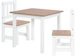 Kindersitzgruppe ROBA "Woody, Holzdekor/weiß", weiß, Sitzmöbel-Sets, Kinder, Kindersitzgruppe
