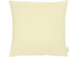 Dekokissen APELT "4362 Rips Uni" Gr. 2, beige (natur, unifarben), B:51cm L:51cm, Mischgewebe, Dekokissen_Sitzkissen_Kissenhüllen, Dekokissen, Wasser- und Schmutzabweisend