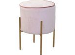 Sitzhocker INOSIGN "Liano", rosa, H:47cm, Hocker, Sitzhocker