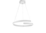 REALITY LEUCHTEN LED Pendelleuchte "Parma", weiß (weiß matt), 1, Ø 50cm H: 150cm, 1 Stk., Leuchten, Hängelampe neutralweiß 4000K, 4500 Lumen 37W, dimmbar höhenverstellbar, LED Pendelleuchte