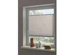 Plissee OTTO HOME "Dekor Bamboo Moonbeam grau", grau, B:40cm H:130cm, Obermaterial: 100% Polyester, Plissees, Plissee, Klemmträger mit Feststellschraube, blickdicht