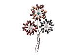 Wanddekoobjekt I.GE.A. "Blumen", bunt, B:42cm H:70cm T:4cm, Metall, Wanddekoobjekte, Wanddekoobjekt