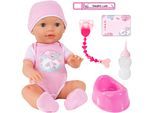 Babypuppe BAYER "Piccolina Love", rosa, Puppen, BabyB:18cm, Babypuppe, B:18cm