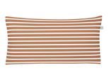 Kissenbezug IRISETTE "Nora 8255", braun (rost), B:40cm L:80cm, Mako-Satin, Obermaterial: 100% Baumwolle, Kissenbezüge, Kissenbezug, zeitlose Instagram-Blogger-Kollektion