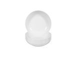 Schale SELTMANN WEIDEN "Salatschalen Rondo/Liane ø 16,3 cm 6er Set weiß", weiß, Schüsseln, Schale
