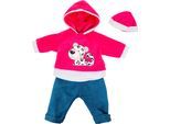 Puppenkleidung BAYER "Hose Leopard 46 cm", pink (pink, blau), Puppenkleidung, Baby, Puppenkleidung