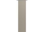 Schiebegardine NEUTEX FOR YOU "Galena Uni" Gr. 3, grau (taupe, grau), B:57cm H:225cm, Polyester, Gardinen, Schiebegardine, inkl. Befestigungszubehör, Breite: 57 cm