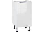 Spülenschrank OPTIFIT "Tara", weiß (weiß glanz), B:45cm H:87cm T:58,4cm, Schränke, Spülenschrank, Breite 45 cm